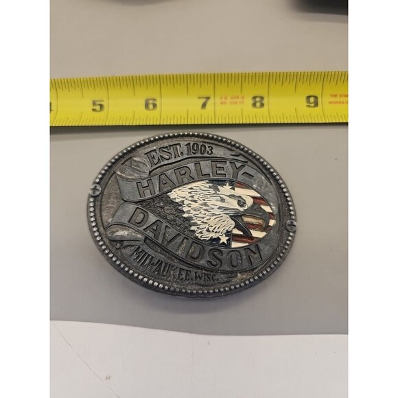 HARLEY-DAVIDSON Screamin Eagle BELT BUCKLE RainTree Officially Licensed EST 1903 - Picture 1 of 5